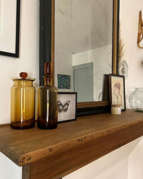 Charmante Maisonette A Arconnay Bagian luar foto